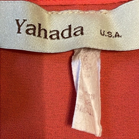 🌹Yahada Women's Orange Sleeveless Top - Picture 4 of 4